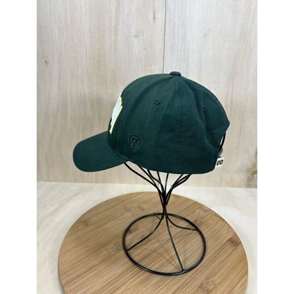 Top Of The World Oregon O Green Adjustable Snap Back Baseball Hat - Picture 4 of 6
